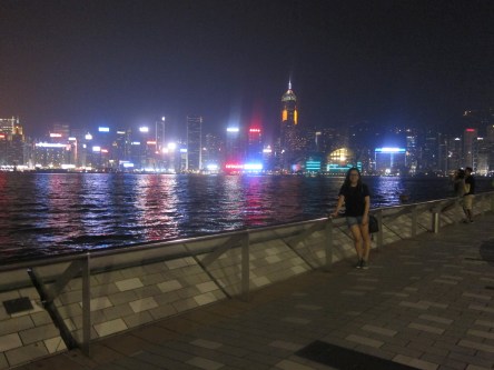 The View from the Avenue of Stars